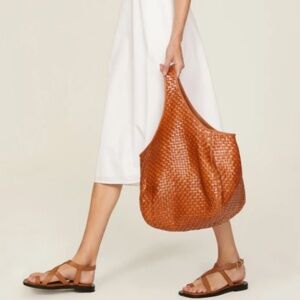 NWT Rare Clare V Woven Bando Natural Woven